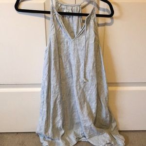 Grey/blue/white sundress